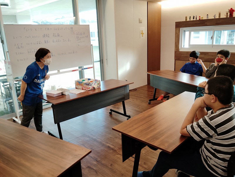 コトバ遊び（いつ・どこで・だれが・なにをした）