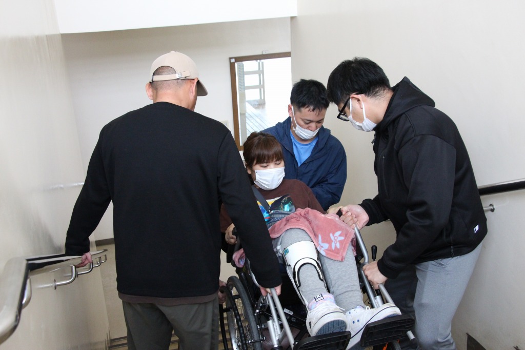 防災訓練を実施しました。(2月17日（火））